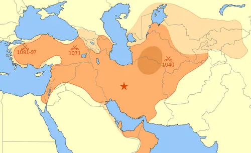Büyük Selçuklu devleti sınırları
