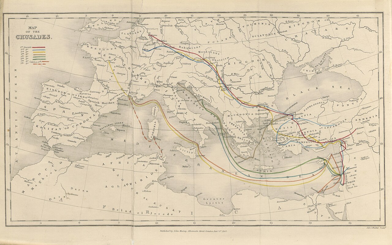 Haçlı Seferleri Güzergahları