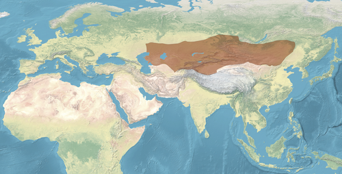 Göktürk Devleti haritası
